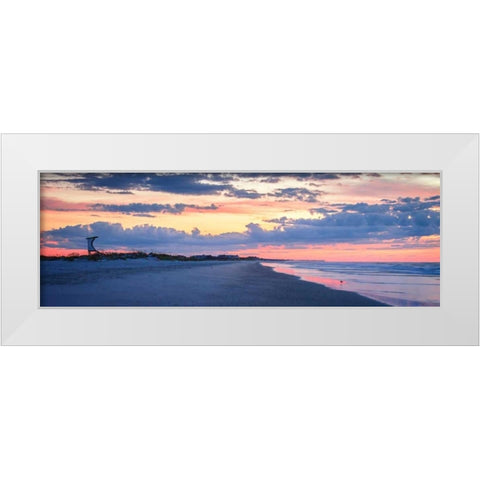 Late Summer Sunrise I White Modern Wood Framed Art Print by Hausenflock, Alan