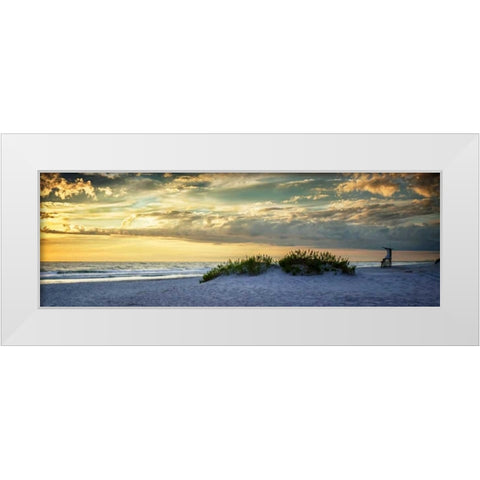 Late Summer Sunrise II White Modern Wood Framed Art Print by Hausenflock, Alan