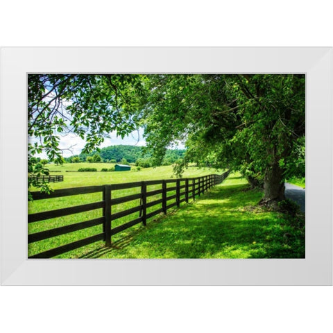 Cumberland County I White Modern Wood Framed Art Print by Hausenflock, Alan
