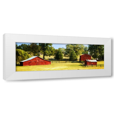 Louisa County I White Modern Wood Framed Art Print by Hausenflock, Alan