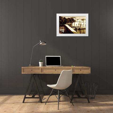 Vizcaya II White Modern Wood Framed Art Print by Hausenflock, Alan