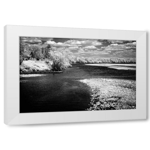 Spring on the Mattaponi II White Modern Wood Framed Art Print by Hausenflock, Alan