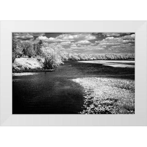 Spring on the Mattaponi II White Modern Wood Framed Art Print by Hausenflock, Alan