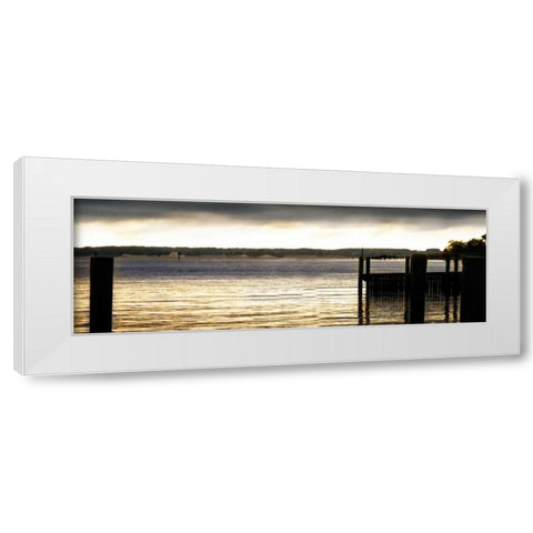 Foreboding Sunrise II White Modern Wood Framed Art Print by Hausenflock, Alan