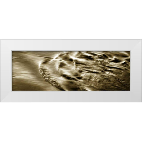 Rippling Waters II White Modern Wood Framed Art Print by Hausenflock, Alan