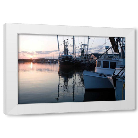 The Fridea Marie I White Modern Wood Framed Art Print by Hausenflock, Alan