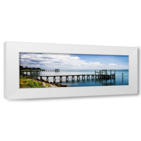 Thorofare Bay I White Modern Wood Framed Art Print by Hausenflock, Alan