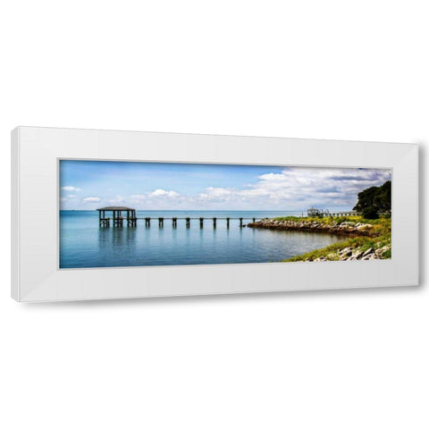 Thorofare Bay II White Modern Wood Framed Art Print by Hausenflock, Alan