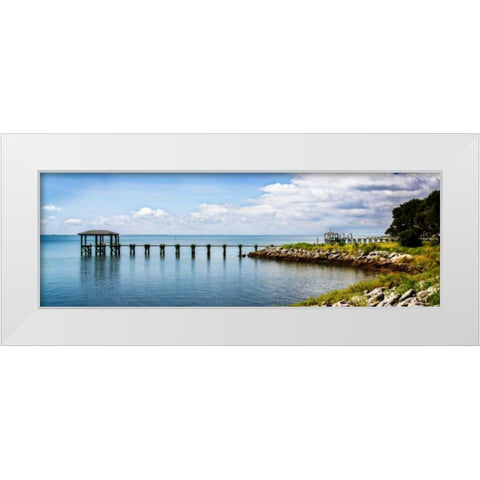 Thorofare Bay II White Modern Wood Framed Art Print by Hausenflock, Alan