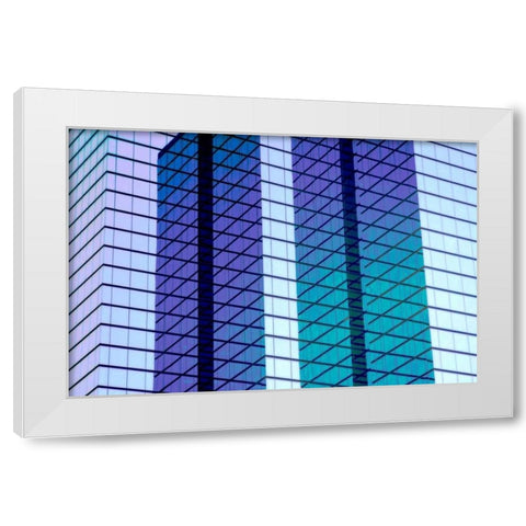 Glass and Steel II White Modern Wood Framed Art Print by Hausenflock, Alan