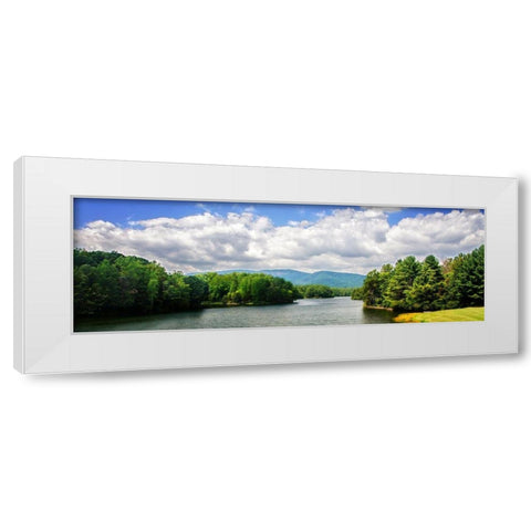 Crozet Mountains I White Modern Wood Framed Art Print by Hausenflock, Alan