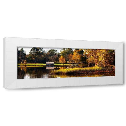 Autumn on the Mattaponi White Modern Wood Framed Art Print by Hausenflock, Alan