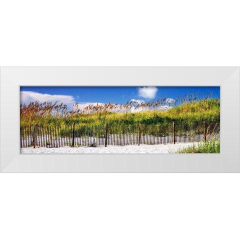 Summer at the Beach III White Modern Wood Framed Art Print by Hausenflock, Alan