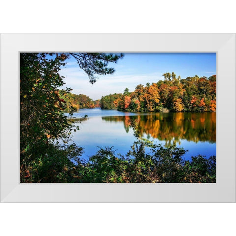 November on Lake Powell White Modern Wood Framed Art Print by Hausenflock, Alan