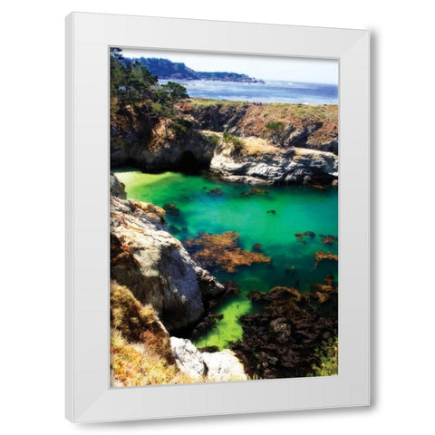 China Cove I White Modern Wood Framed Art Print by Hausenflock, Alan