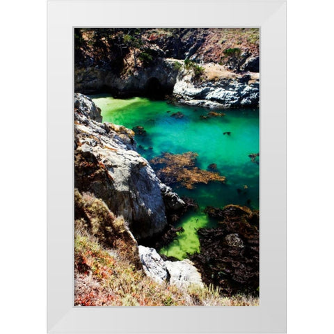 China Cove II White Modern Wood Framed Art Print by Hausenflock, Alan