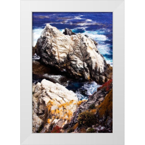 Pinnacle Cove II White Modern Wood Framed Art Print by Hausenflock, Alan