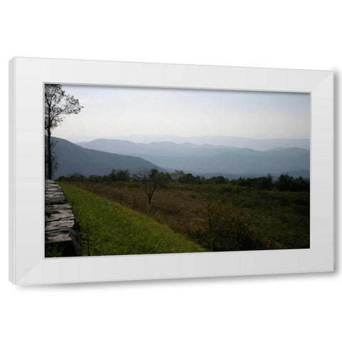 Serene Countryside I White Modern Wood Framed Art Print by Hausenflock, Alan