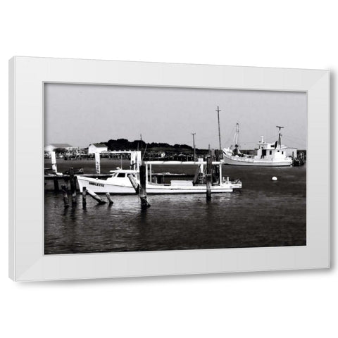 Tangier Island III White Modern Wood Framed Art Print by Hausenflock, Alan