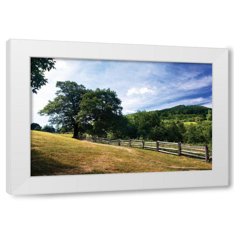 Humpback Mountain White Modern Wood Framed Art Print by Hausenflock, Alan