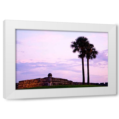 Castillo I White Modern Wood Framed Art Print by Hausenflock, Alan