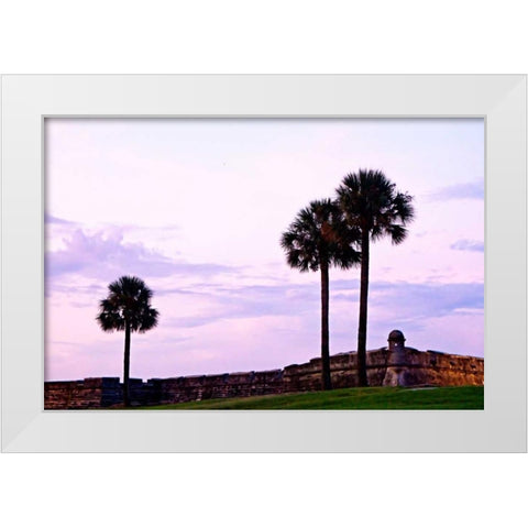 Castillo II White Modern Wood Framed Art Print by Hausenflock, Alan