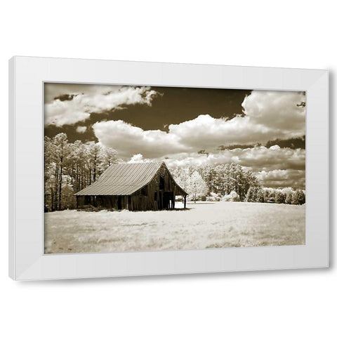 Yesterday White Modern Wood Framed Art Print by Hausenflock, Alan