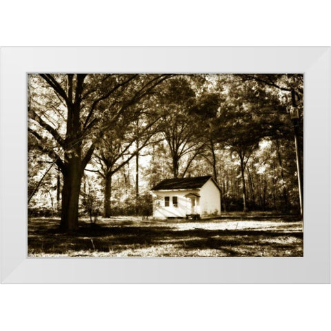 Joes Place II White Modern Wood Framed Art Print by Hausenflock, Alan