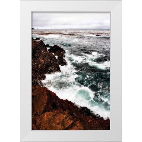 Sand Hill Cove I White Modern Wood Framed Art Print by Hausenflock, Alan