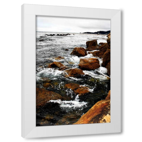 Sand Hill Cove II White Modern Wood Framed Art Print by Hausenflock, Alan