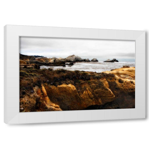 Sand Hill Cove IV White Modern Wood Framed Art Print by Hausenflock, Alan