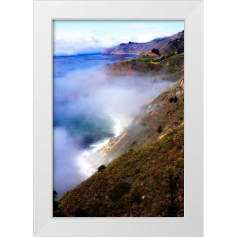 California Coast I White Modern Wood Framed Art Print by Hausenflock, Alan