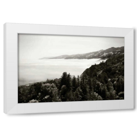 Pacific Fog II White Modern Wood Framed Art Print by Hausenflock, Alan