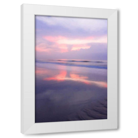 Wrightsville Sunrise I White Modern Wood Framed Art Print by Hausenflock, Alan