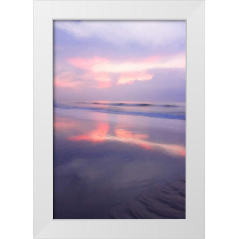 Wrightsville Sunrise I White Modern Wood Framed Art Print by Hausenflock, Alan