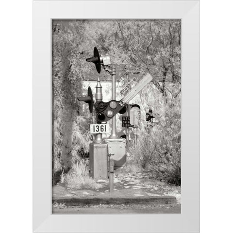 RR Signal II White Modern Wood Framed Art Print by Johnson, George