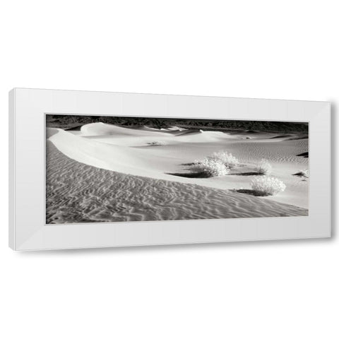 Death Valley Dunes II White Modern Wood Framed Art Print by Johnson, George
