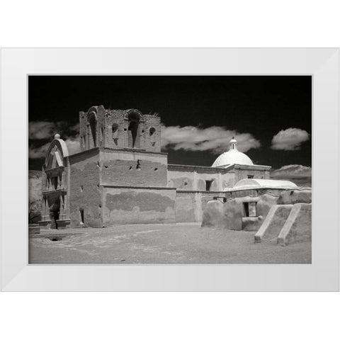 San Jose de Tumacacori I White Modern Wood Framed Art Print by Johnson, George