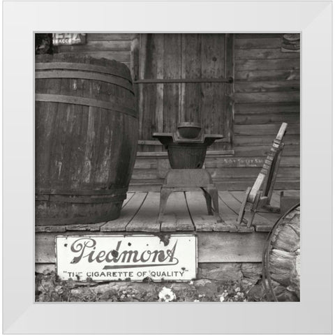 Sautee Store I White Modern Wood Framed Art Print by Johnson, George