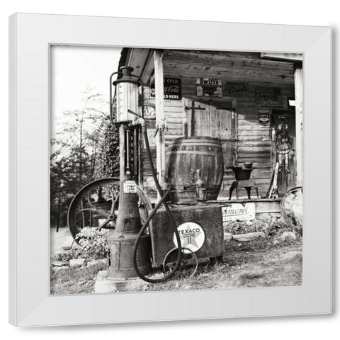 Sautee Store II White Modern Wood Framed Art Print by Johnson, George