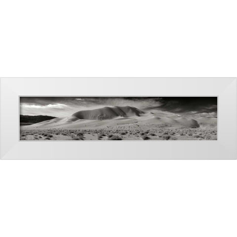 Eureka Dunes White Modern Wood Framed Art Print by Johnson, George