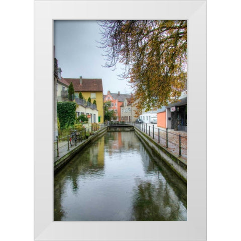 Memmingen II White Modern Wood Framed Art Print by Johnson, George