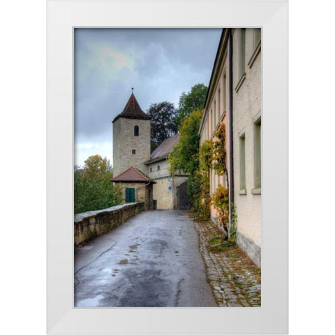 Rothenburg II White Modern Wood Framed Art Print by Johnson, George