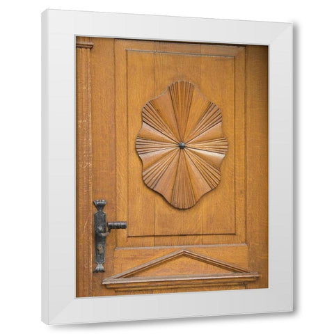 Durnstein Wood Door I White Modern Wood Framed Art Print by Johnson, George