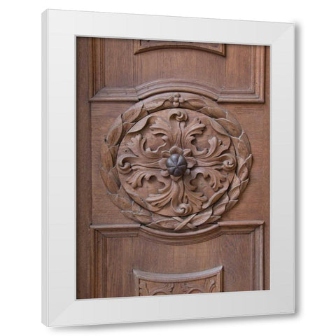 Durnstein Wood Door II White Modern Wood Framed Art Print by Johnson, George