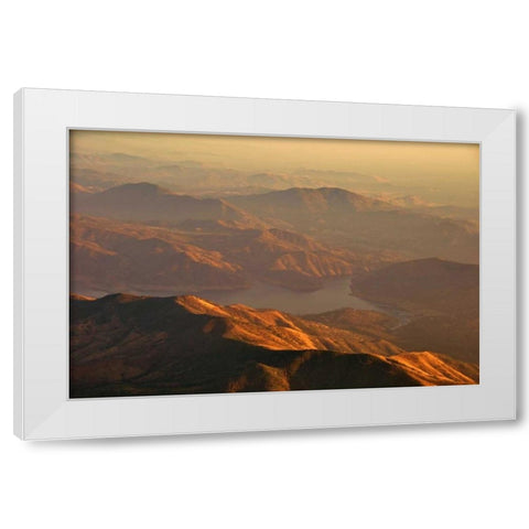 Kern Valley II White Modern Wood Framed Art Print by Kidd, Brian