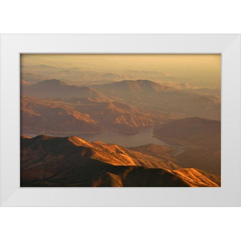 Kern Valley II White Modern Wood Framed Art Print by Kidd, Brian