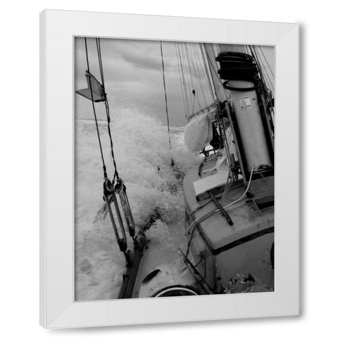 Life at Sea I White Modern Wood Framed Art Print by Kidd, Brian