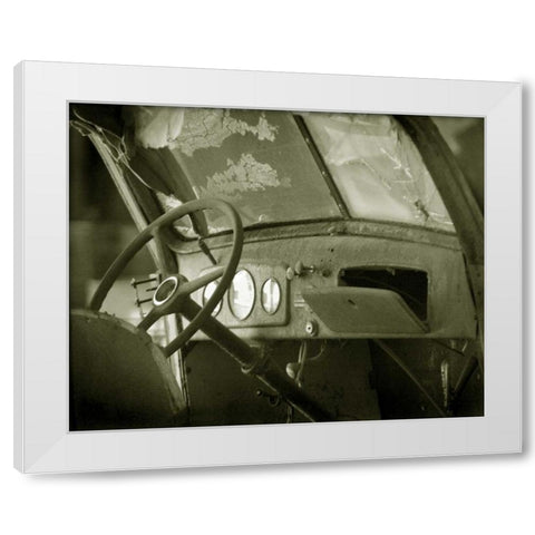Dash Board II White Modern Wood Framed Art Print by Larson, Scott