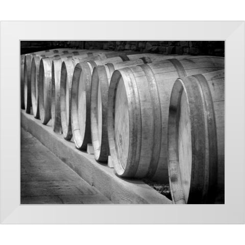 Winery I White Modern Wood Framed Art Print by Larson, Scott